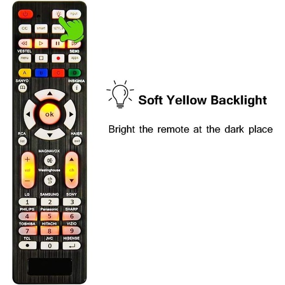 Universal TV Remote Replacement for Westinghouse Magnavox Panasonic Samsung - Picture 8 of 9